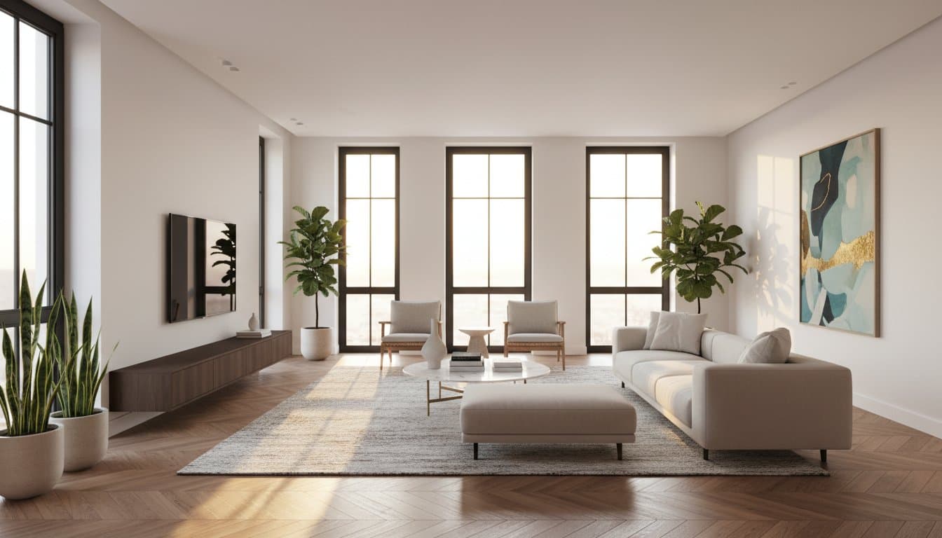 home staging AI rendering professionale VisioCasa per agenti immobiliari italiani