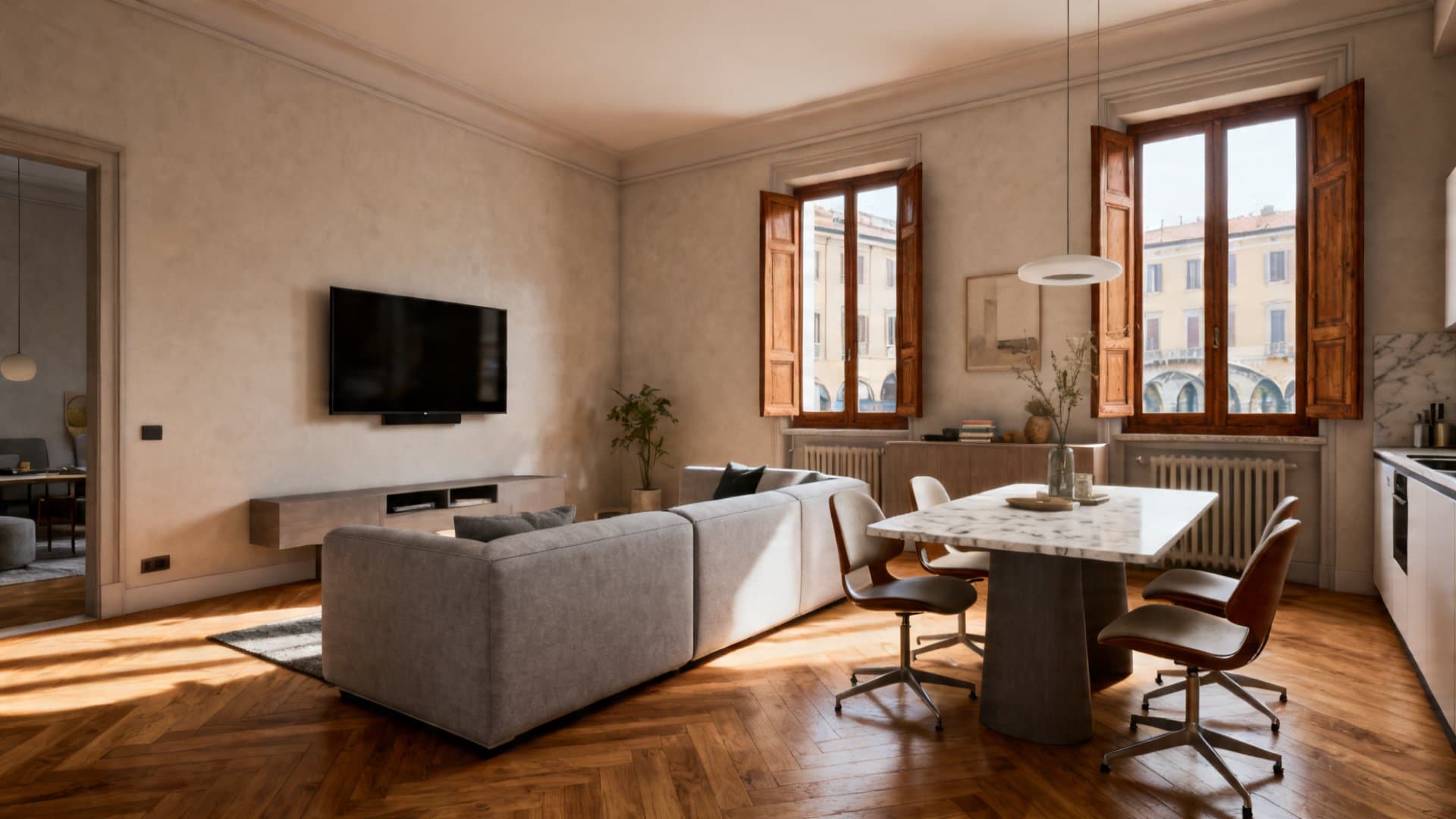 Arredamento virtuale appartamento con VisioCasa per valorizzare immobili milanesi