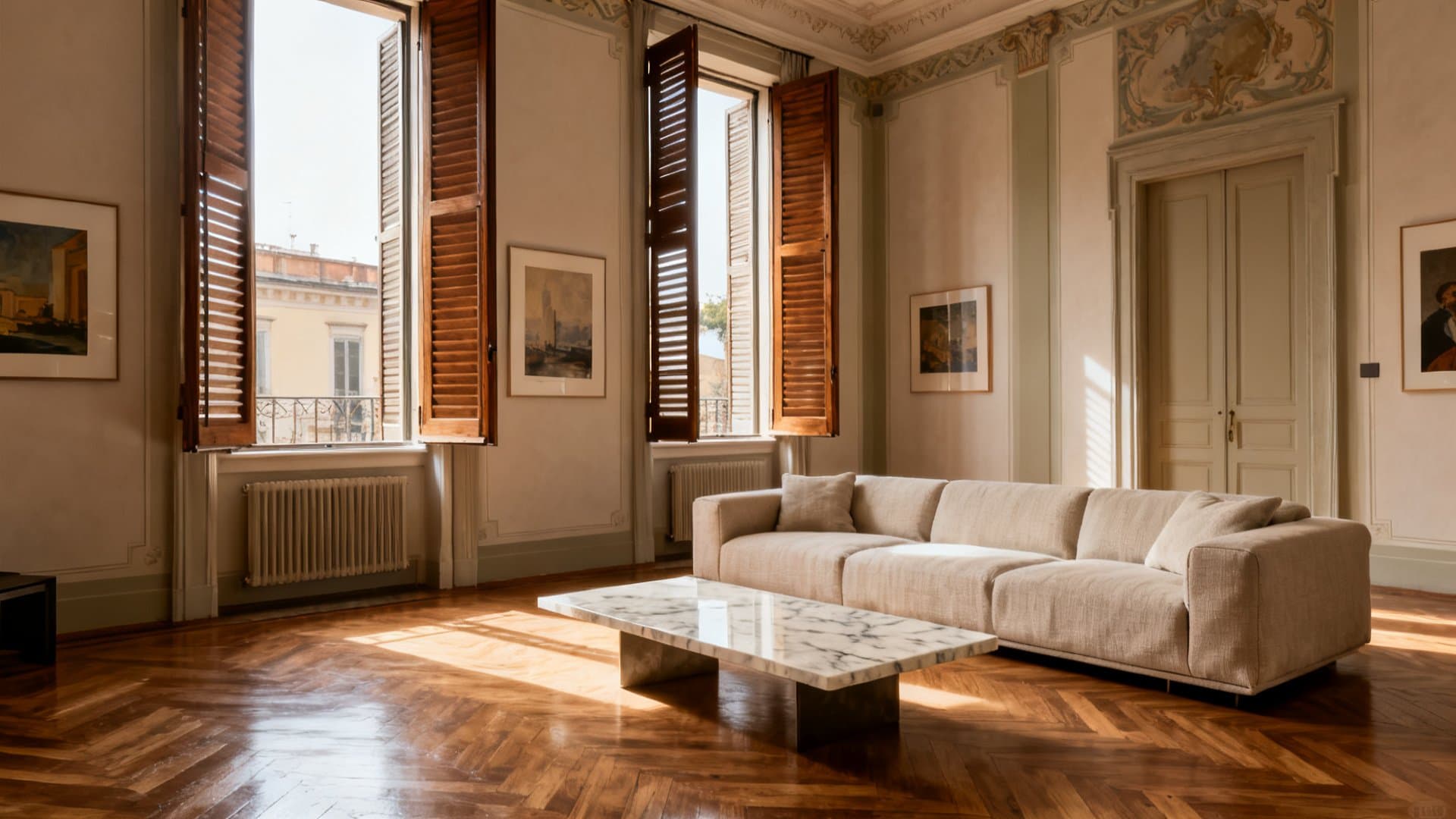 Appartamento milanese con virtual staging per vendita più veloce con VisioCasa