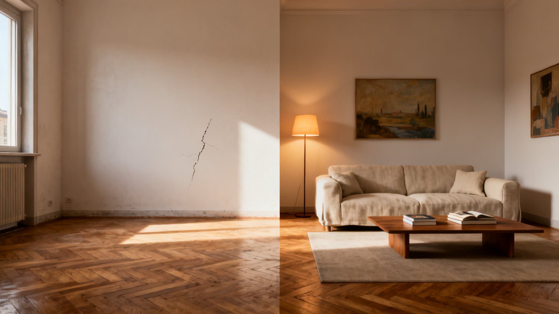 Virtual staging appartamenti trasforma spazi vuoti in ambienti vissuti con VisioCasa