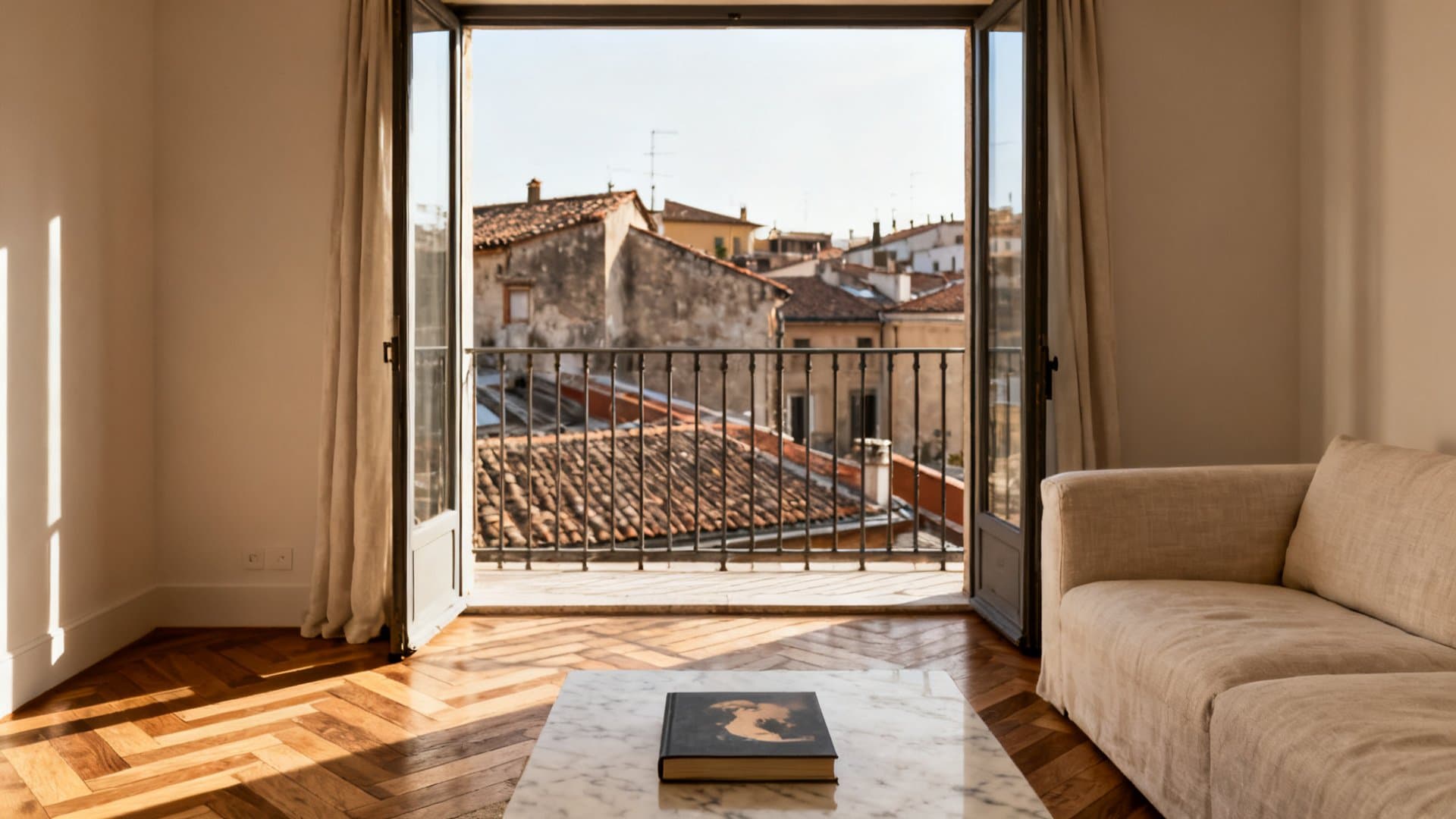 Home staging esempi pratici di salotto milanese preparato per la vendita con VisioCasa
