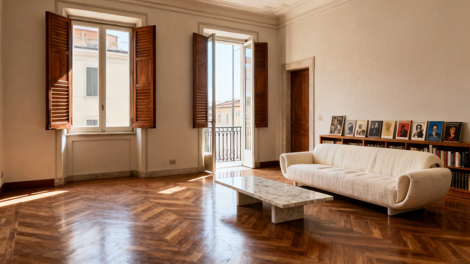 Virtual staging appartamenti che trasforma spazio vuoto in ambiente arredato - VisioCasa